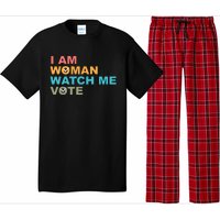 I Am Woman Watch Me Vote Pajama Set