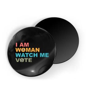 I Am Woman Watch Me Vote Magnet