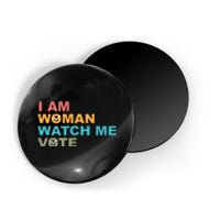 I Am Woman Watch Me Vote Magnet