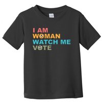 I Am Woman Watch Me Vote Toddler T-Shirt