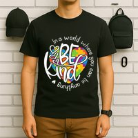 In A World Where You Can Be Anything Be Kind Kindness T-Shirt
