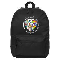 In A World Where You Can Be Anything Be Kind Kindness 16 in Basic Backpack