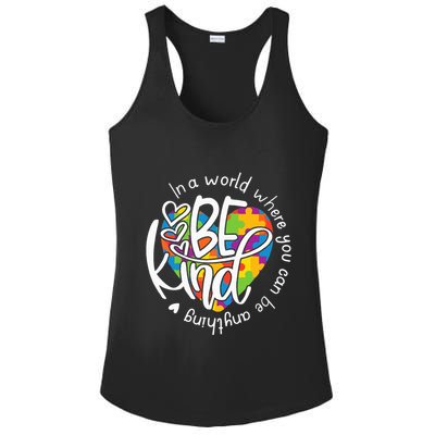 In A World Where You Can Be Anything Be Kind Kindness Ladies PosiCharge Competitor Racerback Tank