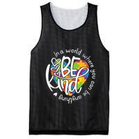 In A World Where You Can Be Anything Be Kind Kindness Mesh Reversible Basketball Jersey Tank