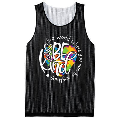 In A World Where You Can Be Anything Be Kind Kindness Mesh Reversible Basketball Jersey Tank