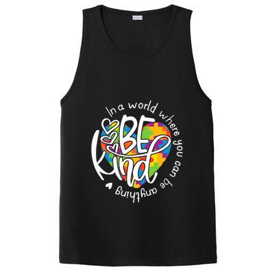 In A World Where You Can Be Anything Be Kind Kindness PosiCharge Competitor Tank