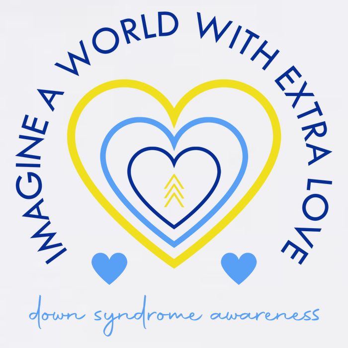 Imagine A World With Extra Love Down Syndrome Flatbill Hat
