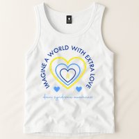Imagine A World With Extra Love Down Syndrome Tank Top
