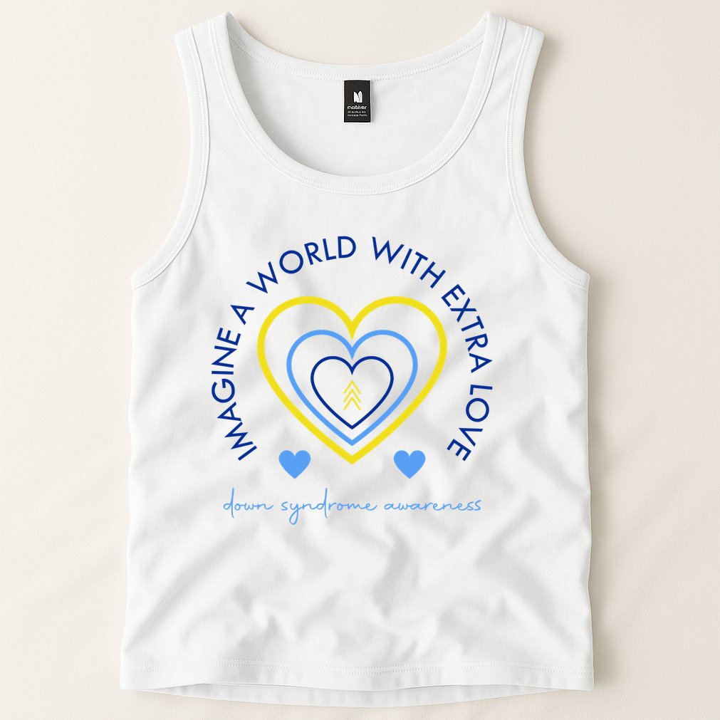 Imagine A World With Extra Love Down Syndrome Tank Top