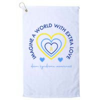 Imagine A World With Extra Love Down Syndrome Golf Towel