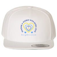Imagine A World With Extra Love Down Syndrome Wool Snapback Cap