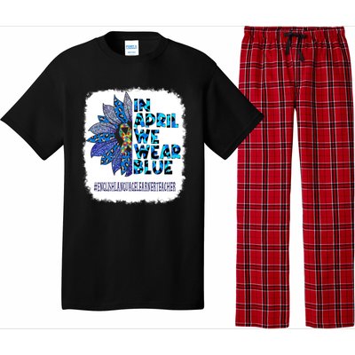 In April We Wear Blue English Language Learner Teacher Pajama Set