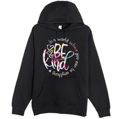 In A World Where You Can Be Anything Be Kind Kindness Premium Pullover Hoodie
