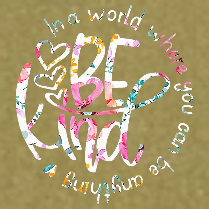 In A World Where You Can Be Anything Be Kind Kindness Garment-Dyed Women's Muscle Tee