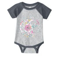 In A World Where You Can Be Anything Be Kind Kindness Infant Baby Jersey Bodysuit
