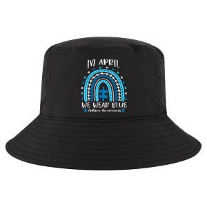 In April We Wear Blue Rainbow Cool Comfort Performance Bucket Hat