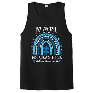 In April We Wear Blue Rainbow PosiCharge Competitor Tank