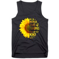 In A World Full Of Grandmas Be Kiki Sunflower Tank Top