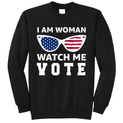 I Am Woman Watch Me Vote Sweatshirt