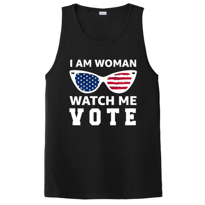 I Am Woman Watch Me Vote PosiCharge Competitor Tank