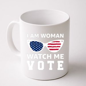 I Am Woman Watch Me Vote Coffee Mug