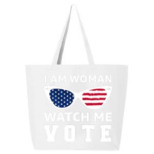 I Am Woman Watch Me Vote 25L Jumbo Tote