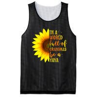 In A World Full Of Grandmas Be A Yaya Mesh Reversible Basketball Jersey Tank