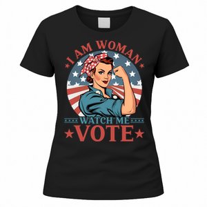 I Am Woman Watch Me Vote Women's T-Shirt