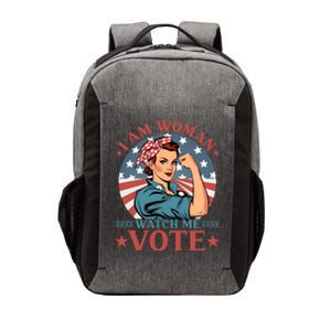 I Am Woman Watch Me Vote Vector Backpack