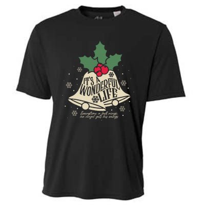 ItS A Wonderful Life Everytime A Bell Rings Christmas Movie Cooling Performance Crew T-Shirt