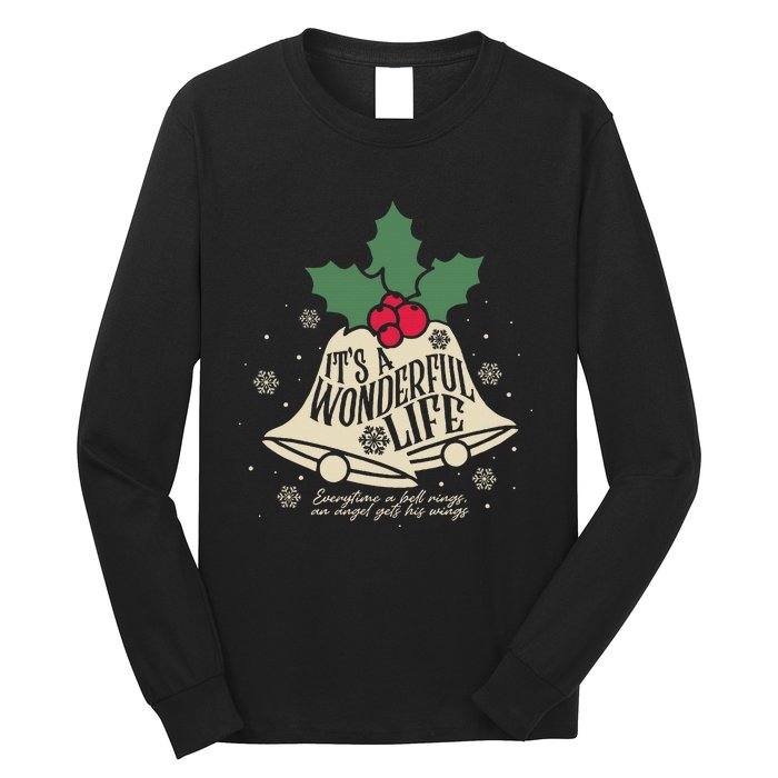 ItS A Wonderful Life Everytime A Bell Rings Christmas Movie Long Sleeve Shirt