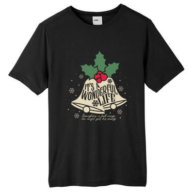 ItS A Wonderful Life Everytime A Bell Rings Christmas Movie Tall Fusion ChromaSoft Performance T-Shirt