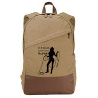 In A World Full Of Karens Be A Beth Design Cool Cotton Canvas Backpack