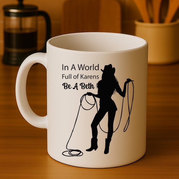 In A World Full Of Karens Be A Beth Design Cool Mug