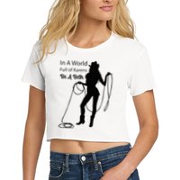 In A World Full Of Karens Be A Beth Design Cool Crop Top