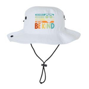 In A World Where You Can Be Anything Be Kind Kindness Gift Legacy Cool Fit Booney Bucket Hat