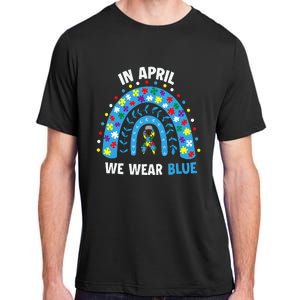 In April We Wear Blue Rainbow Adult ChromaSoft Performance T-Shirt