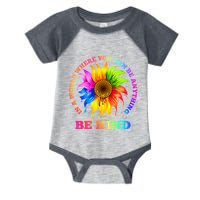 In A World Where You Can Be Anything BE KIND LGBT Rainbow Infant Baby Jersey Bodysuit