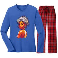 I Am Who I Am Your Approval Is Not Needed Gift Women's Long Sleeve Flannel Pajama Set 