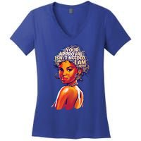 I Am Who I Am Your Approval Is Not Needed Gift Women's V-Neck T-Shirt