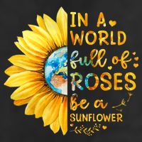 In A World Full Of Roses Be A Sunflower Adult Drive Performance Visor