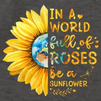 In A World Full Of Roses Be A Sunflower Vector Backpack