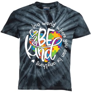 In A World Where You Can Be Anything Be Kind Kindness TShirt Kids Tie-Dye T-Shirt