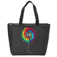 In A World Full Of Grandmas Be A GiGi Happy Mother's Day Zip Tote Bag