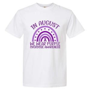 In August We Wear Purple Overdose Awareness Garment-Dyed Heavyweight T-Shirt