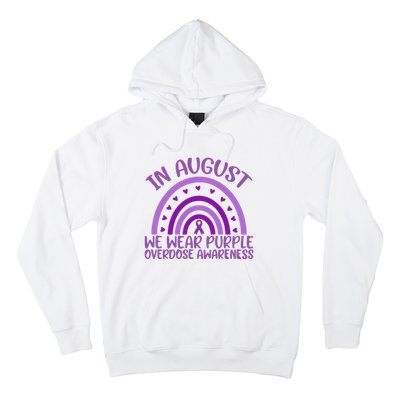 In August We Wear Purple Overdose Awareness Hoodie