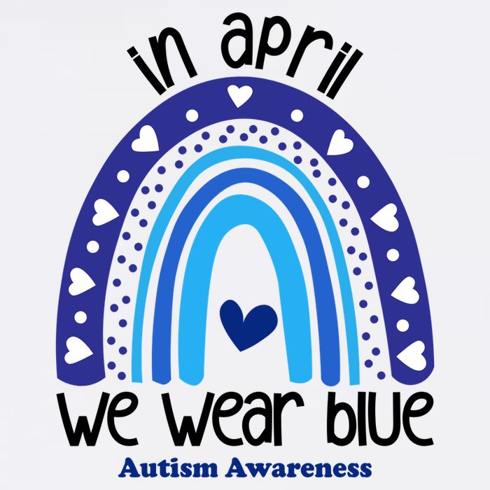 In April We Wear Blue Autism Awareness Flatbill Hat