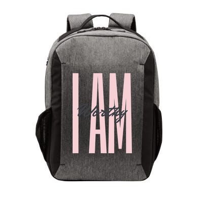 I Am Worthy Inspirational Funny Gift Vector Backpack