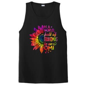 In A World Full Of Grandmas Be Omi Sunflower Christmas Gift PosiCharge Competitor Tank