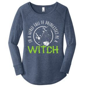 In A World Full Of Princesses Be A Witch Halloween Gift Women's Perfect Tri Tunic Long Sleeve Shirt